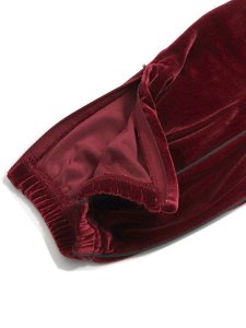 画像7: 【送料無料】PRO CLUB VELOUR TRACK PANT BURGUNDY (7)