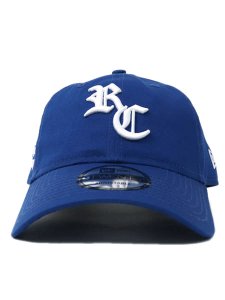 画像2: 【送料無料】REIGNING CHAMP NEW ERA 9TWENTY OLD ENGLISH CAP BLUE/WHT (2)