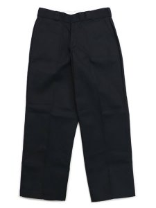 画像1: DICKIES 877 LOOSE FIT WORK PANTS-BLACK (1)