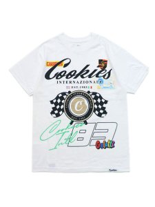 画像1: COOKIES CLOTHING LAKE COMO TEE WHITE/ BLACK (1)