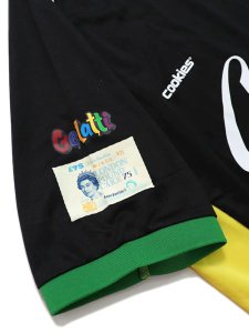 画像5: 【送料無料】COOKIES CLOTHING LAKE COMO SS SOCCER JERSEY BLACK (5)