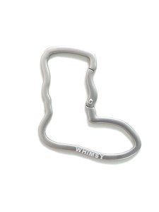 画像2: WHIMSY SOCKS SOCKS LOGO CARABINER SILVER (2)