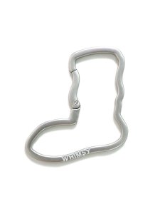 画像1: WHIMSY SOCKS SOCKS LOGO CARABINER SILVER (1)