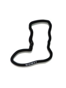 画像1: WHIMSY SOCKS SOCKS LOGO CARABINER BLACK (1)