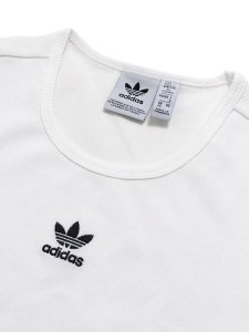 画像3: ADIDAS WMNS ESS RIB TEE-WHITE (3)