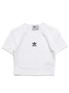 画像1: ADIDAS WMNS ESS RIB TEE-WHITE (1)