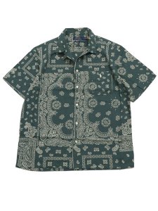画像1: 【送料無料】POLO RALPH LAUREN CLASSIC FIT BANDANNA WOVEN SHIRT (1)
