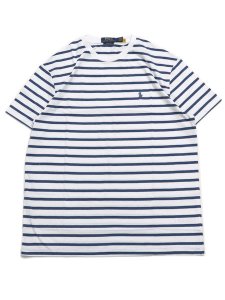 画像1: 【送料無料】POLO RALPH LAUREN CLASSIC FIT STRIPED TEE (1)