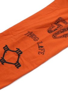 画像4: Rap Attack RAPPER'S TATTOO L/S TEE ORANGE/BLACK (4)