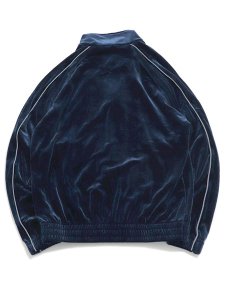 画像2: 【送料無料】PRO CLUB VELOUR TRACK JACKET NAVY (2)