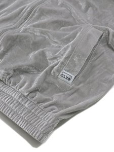画像4: 【送料無料】PRO CLUB VELOUR TRACK JACKET SILVER (4)