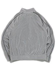 画像2: 【送料無料】PRO CLUB VELOUR TRACK JACKET SILVER (2)