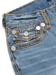 画像3: 【送料無料】TRUE RELIGION RICKY ROPE STITCH STRAIGHT MEDIUM WASH (3)