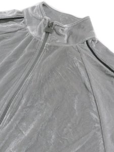 画像3: 【送料無料】PRO CLUB VELOUR TRACK JACKET SILVER (3)
