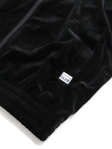 画像4: 【送料無料】PRO CLUB VELOUR TRACK JACKET BLACK (4)
