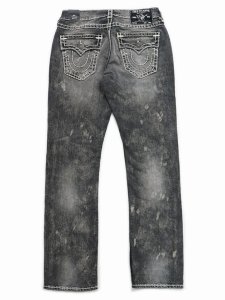 画像1: 【送料無料】TRUE RELIGION RICKY FADED SUPER T STRAIGHT GREYMOUTH W (1)