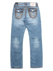 画像1: 【送料無料】TRUE RELIGION RICKY ROPE STITCH STRAIGHT MEDIUM WASH (1)