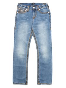 画像2: 【送料無料】TRUE RELIGION RICKY ROPE STITCH STRAIGHT MEDIUM WASH (2)