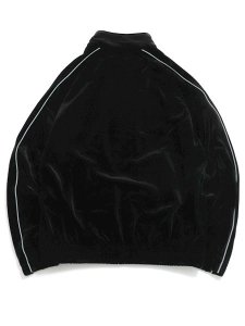 画像2: 【送料無料】PRO CLUB VELOUR TRACK JACKET BLACK (2)
