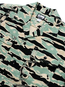 画像3: 【送料無料】BILLIONAIRE BOYS CLUB BB TIGER CAMO CAMP COLLAR SHIRT MOJAVE.D (3)