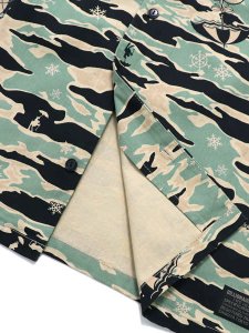 画像6: 【送料無料】BILLIONAIRE BOYS CLUB BB TIGER CAMO CAMP COLLAR SHIRT MOJAVE.D (6)