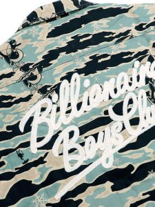 画像4: 【送料無料】BILLIONAIRE BOYS CLUB BB TIGER CAMO CAMP COLLAR SHIRT MOJAVE.D (4)