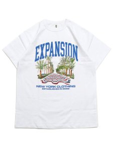 画像1: EXPANSION EXP TROPICAL USA TEE WHITE (1)