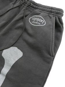画像3: 【送料無料】VANSON BONE SWEAT SHORT BLACK/WHITE (3)