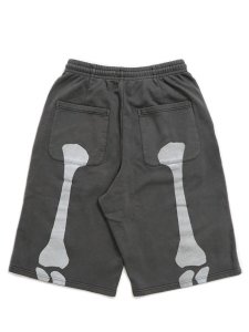 画像2: 【送料無料】VANSON BONE SWEAT SHORT BLACK/WHITE (2)