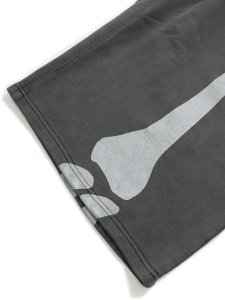 画像5: 【送料無料】VANSON BONE SWEAT SHORT BLACK/WHITE (5)
