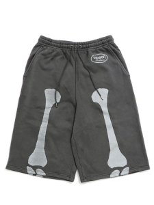 画像1: 【送料無料】VANSON BONE SWEAT SHORT BLACK/WHITE (1)