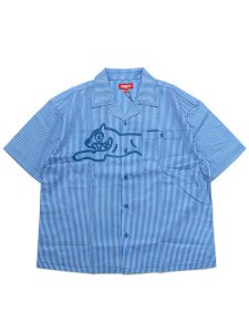 画像1: 【送料無料】ICECREAM DECKER CROP FIT WOVEN SHIRT VICTORIA BLU (1)