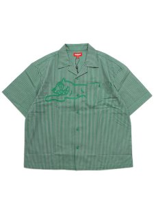 画像1: 【送料無料】ICECREAM DECKER CROP FIT WOVEN SHIRT JOLLY GREEN (1)