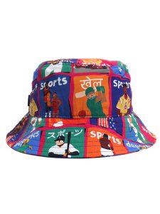画像4: MARKET ILLUSTRATED NYLON BUCKET HAT (4)