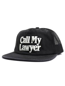 画像1: MARKET CALL MY LAWYER 3D TRUCKER PIRATE BLACK (1)