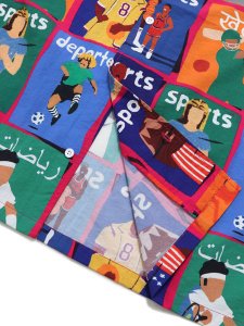 画像5: 【送料無料】MARKET ILLUSTRATED BUTTON UP RAYON SHIRT (5)