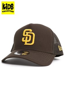 画像1: 【KIDS】NEW ERA YOUTH 9FORTY A-FRAME TRUCKER PADRES (1)