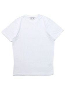 画像1: CITY LAB STRETCH SLIM FIT CREW NECK TEE-WHITE (1)