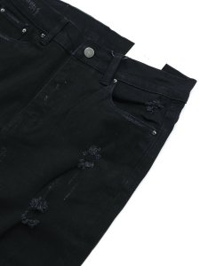 画像3: 【送料無料】mnml X204 CAMO STRETCH DENIM BLACK (3)