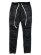 画像1: 【送料無料】mnml CARGO DRAWCORD PANTS WAXED BLACK (1)