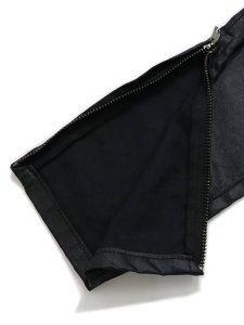 画像7: 【送料無料】mnml CARGO DRAWCORD PANTS WAXED BLACK (7)