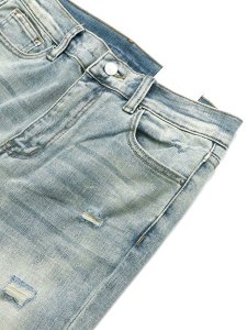 画像3: 【送料無料】mnml X204 CAMO STRETCH DENIM BLUE (3)
