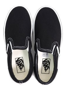画像6: 【KIDS】VANS KIDS UY CLASSIC SLIP-ON BLACK/TRUE WHITE (6)