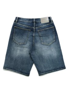 画像2: 【送料無料】PRO CLUB HW RELAXED FIT DENIM SHORT DK STONEWASH (2)