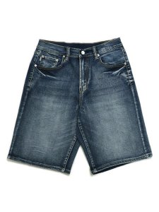 画像1: 【送料無料】PRO CLUB HW RELAXED FIT DENIM SHORT DK STONEWASH (1)