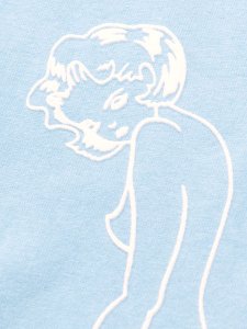 画像3: WHIMSY SOCKS CATHIE TEE LIGHT BLUE (3)