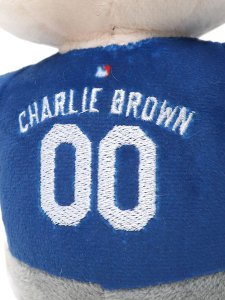 画像3: FOCO CHARLIE BROWN DODGERS TEAM JERSEY PLUSH (3)