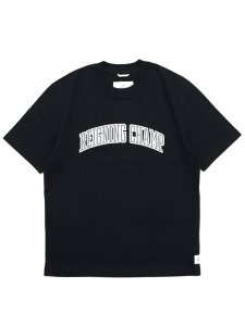 画像1: 【送料無料】REIGNING CHAMP MW JERSEY COLLEGIATE STANDARD TEE BK/WH (1)