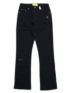 画像1: 【送料無料】GUAPI OBSIDIAN BLACK BASICS FLARED DENIM (1)