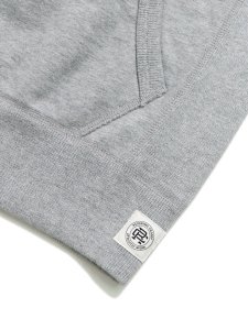 画像4: 【送料無料】REIGNING CHAMP MIDWEIGHT TERRY STANDARD ZIP HOODIE H.GY (4)